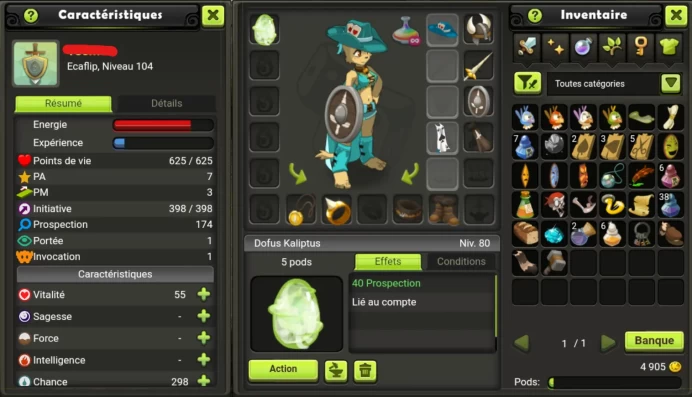 Ecaflip LVL 104 Tiliwan / Non Certifie, Securite 100 % !