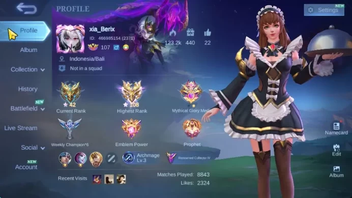 Hero 130 Skin 247|Prime YZ,LB [Alucar,Tigreal],Zodiac Lancelot,3 Blazing,2 DT,Saber Cyclops,Etc|TakeEmail|CheckSS(MLBB1649)