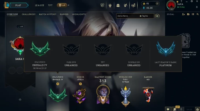 EUW / EMERALD 4 / 126 Champ / 77 Good Skins (3 Mythic, 7  Legendary, 41 Epic) / 42.5K BE / HONOR 4 / 169 LVL / FULL ACCES / HANDMADE / CHEAP