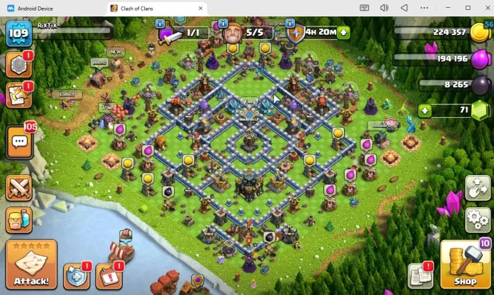 TH17 -BH 8|LV 109|HH 7|BK 41,AQ 54,GW 13,MP 27,RC 11|Limited Skin|CN Off|Protect OFF|TAKE MAIL|CHECKSS(COC1602)