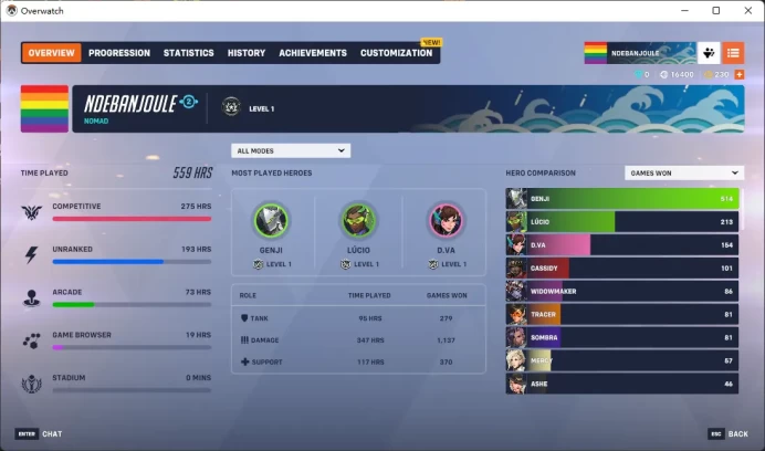 GENJI / CYBER DEMON / SEOUL DYNASTY AWAY / 6 Gold Weapons / Full Mail Access / see the picture / Please Read Description/ t4151
