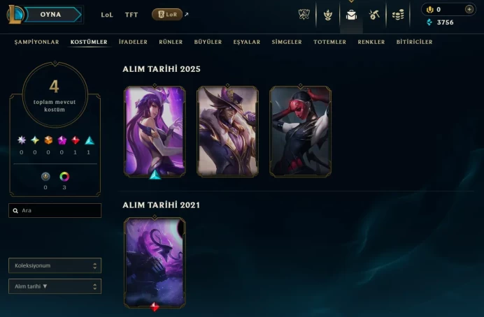 [EUW] Season 15 | Silver 3 (JG) | 4 Skins | 3.7K BE | Honor 4 | 49 Champs | CHANGEABLE E-MAIL
