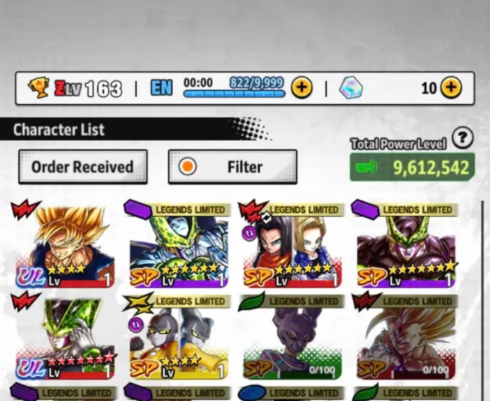 T8-IOS+Android-UL Cell Full Red Star+Team Android-Gammar+Android 17+Perfect Cell+Android 17 18+Story+Event Farm CC