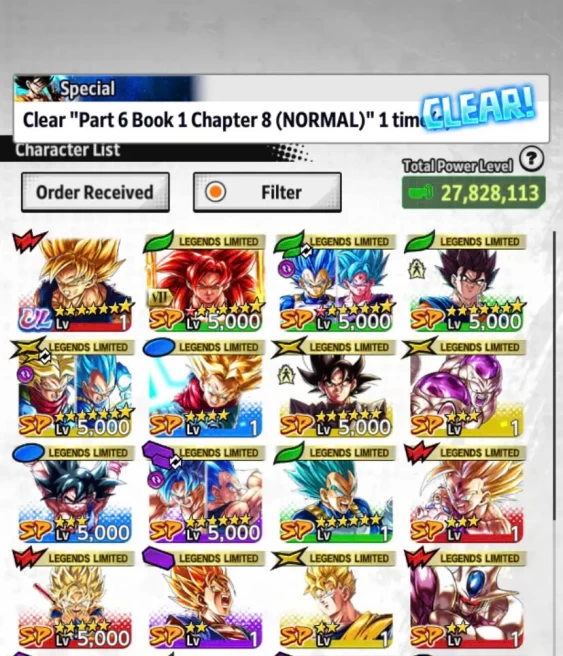 T9-IOS+Android-16 Legends Limited+Vegtio Green+Goku Black+SS4 Gogeta Zenkai+Vegeta and Goku Red star+Trunks+Goku Mini+SS Gohan