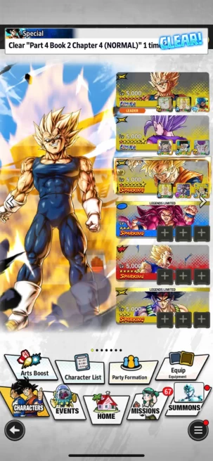 T12-IOS+Android-UL Majin Vegeta Full Red Star+UL Beast Gohan Red Star+SS4 Goku and Vegeta+Have Story+Event Farm CC