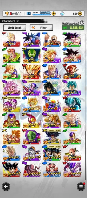 M7-IOS+Android-3 UL(SS Goku Full Red Star+Frieza Red Star)+Goku and Bardock+Namek Goku+Nappa+Soul+Event Farm CC