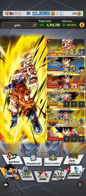 M10-IOS+Android-UL SS Goku Full Star+28 Legends Limited+Good Equipment+Nice Team+LL Goku Saga+Namek Goku+Namek Goku+Vegito Green+Piccolo+Gohan