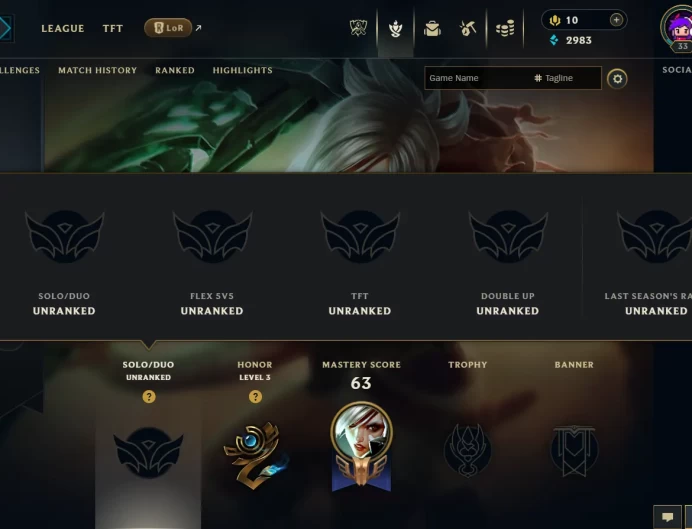 [S13 BRONZE NA LVL 33][RANKED READY USED ACC][2983 BE 20+ champs][LIFETIME WARRANTY][NO EMAIL ACCESS][TAGS: S15 unranked smurf iron 4 bronze]