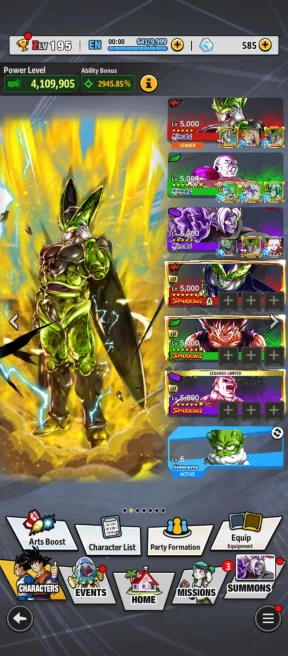 D799-IOS+Android-UL Meta(Zamasu+SS Goku+Frieza Power+Cell)+42 Legends+Vip Equipment+Good Team PVP+Goku Saga+Team Saga+Team Android+Team Future