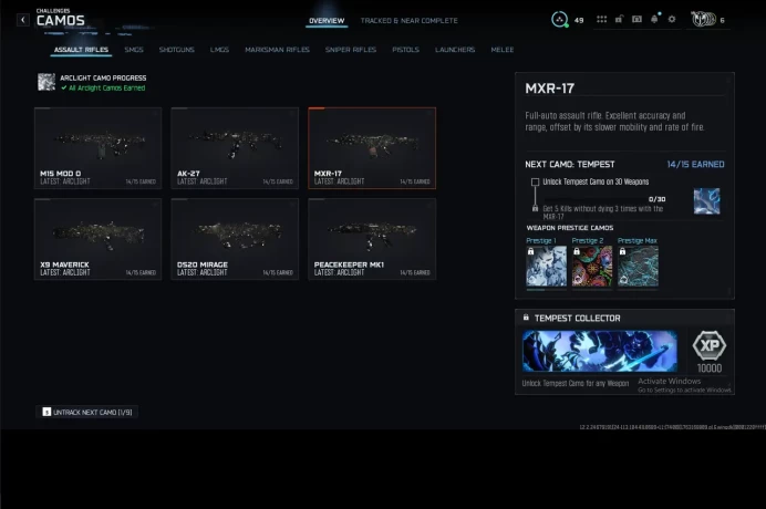 BO7 6 Ar Includes (6 Shattered Gold) Level 55 Hard Unlock 100% Legit No tools Full access Handmade Linkable to all platforms