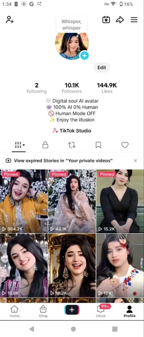 100% Monetized Europe Account Creator Rewards Program Active | 10k Real Followers & 145k Likes | Real Screenshots + Full Access + Good Standing