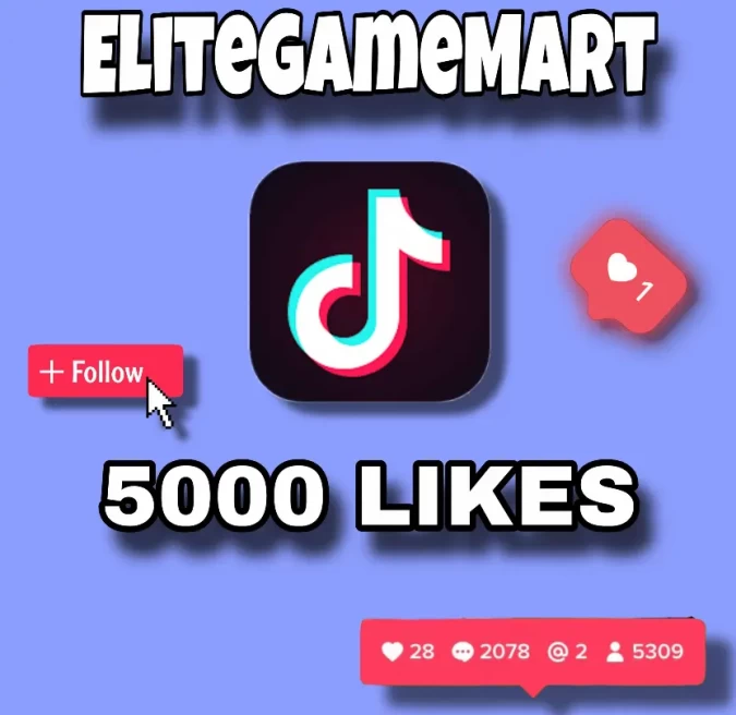 5.000 Likes Directly to your tiktok Post | 30-50 min Delivery |