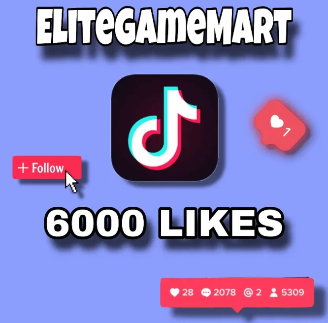 6.000 Likes Directly to your tiktok Post | 30-50 min Delivery |