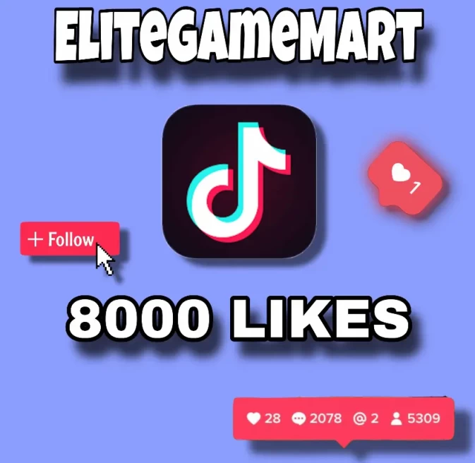 8.000 Likes Directly to your tiktok Post | 30-50 min Delivery |