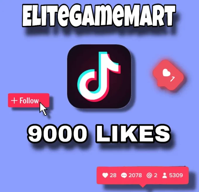 9.000 Likes Directly to your tiktok Post | 30-50 min Delivery |