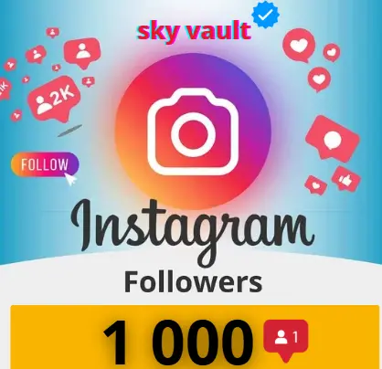 | 1 000 followers to you account | No log in Needed | Fast Delivery |