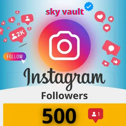 | 500 followers to you account | No log in Needed | Fast Delivery |
