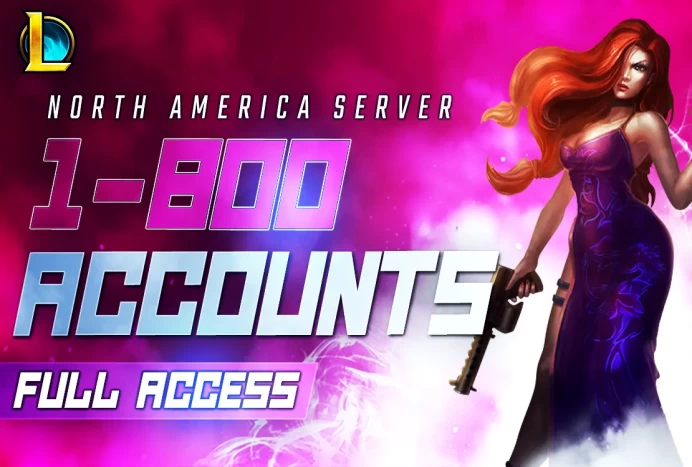 NA | 1-800 SKINS FULL ACCESS LEAGUE OF LEGENDS ACCOUNTS