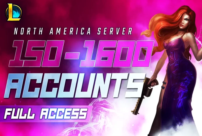 NA | 150-1600 SKINS FULL ACCESS LEAGUE OF LEGENDS ACCOUNTS