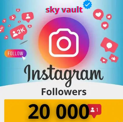 | 20 000 followers to you account | No log in Needed | Fast Delivery |