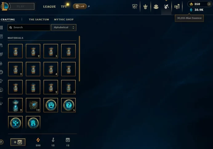  【 EUNE 】 ⸱ HAND-LEVELED LVL30 High MMR 2300  90% WR  | ( Ranked Ready +10 QP  ) Unverified  | 30915 BE  | 350 RP | Untouched-Loot  