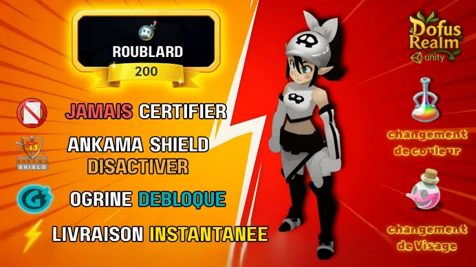 Roublard Niveau 200 Rafal • Jamais Certifié • Ultra Sécurisé