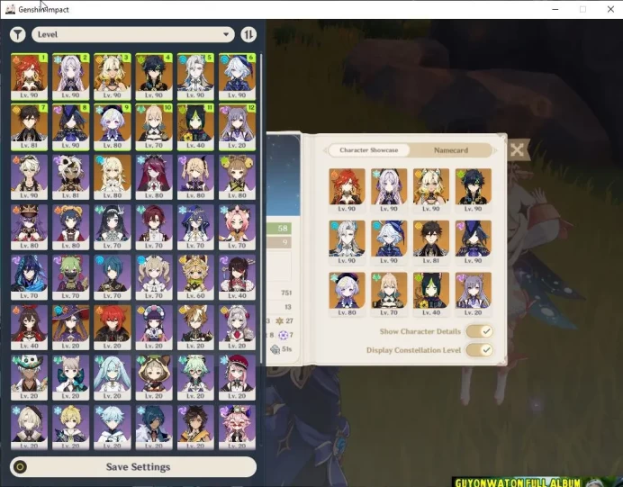 ASIA|AR 58|Mavu Team+ 2 Sign|8 Limited + 3 [5 Star Weapon]|Neuville,Clorinde,Zhongli,Kinci|Mc Female|TakeEmail|CheckSS(GI3656)