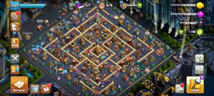 MAX WALL | MAX DEFENSE | MAX PETS | 11 EPIC EQUIPMENT | 2336 WAR STARS