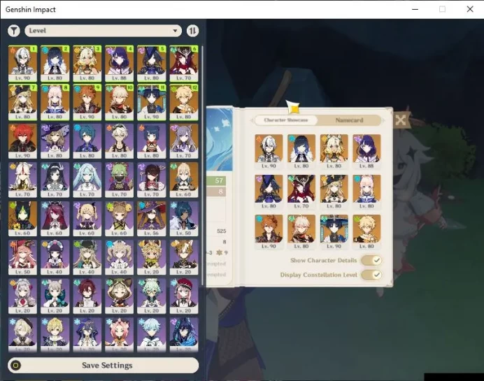 ASIA|AR 57|11 Limited+5 [5 Star's Weapon]|Arlecchino+Sign [Xilonen,Kazuha,Yelan,Raiden Etc]|Mc Male|Take Email|Check SS(GI3686)