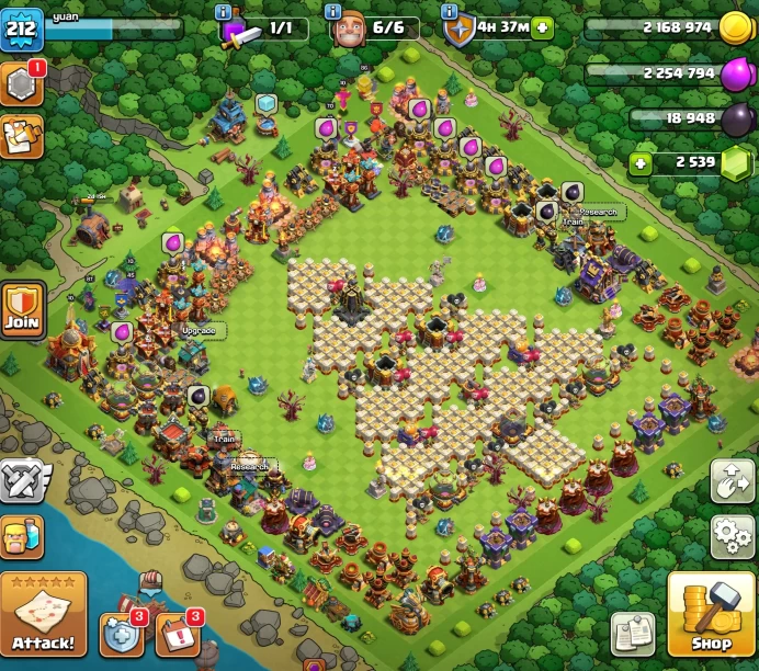TH 16 MAX !! NEAR MAX HEROES !! 9 EPIC EQUIPMENTS (4 EPIC MAX)!! 1630 MEDALS !! 2.5K GEMS !! 2886 WAR STAR !! HIGH BUILDER BASE !! NC AVAILABLE