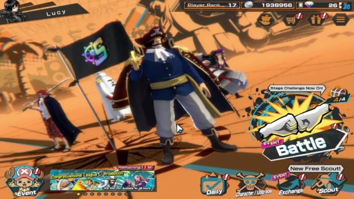 Global|7 META EX|Great Pirates Roger,Fleet Admiral Akainu,Div Depart shanks,FR Shanks,Etc|Rank 17|Log Bandai|Check SS(OPBR1269)