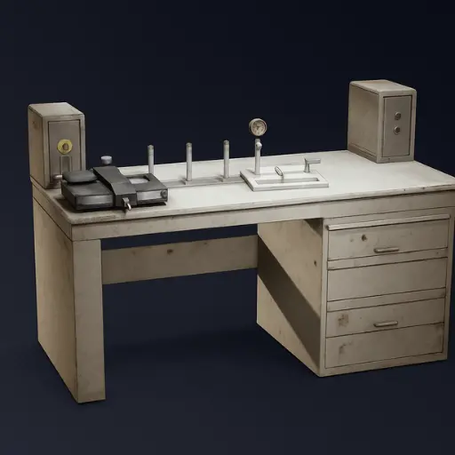 Medical lab bench lv2-3 Workbench All materials - Real stock + Fast delivery