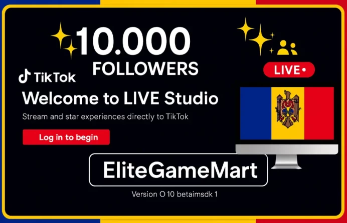 Moldova | Account | TikTok 10.000+ Followers | Live Phone Activated | Full Mail Access #59