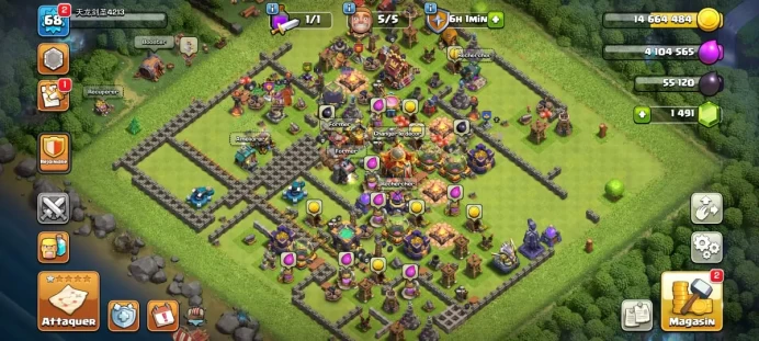 TH16 (fast upgrade) | 5 Workers | 1000+Gems | NAME Changeable [Instant Delivery]