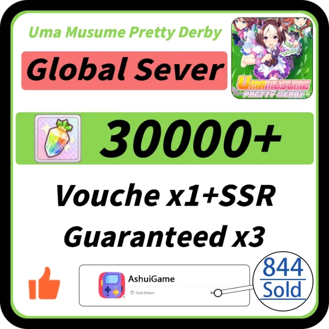 【Global】30,000+ Gems|vouche*1+SSR | Guaranteed*3 | Automatic delivery