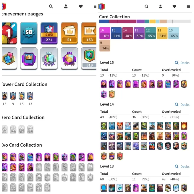VIP CR LVL 58 | LOCAL GERMANY | EVO 15 | CARDS LVL14: 49 / LVL15: 13 | EMOTE 51 | WONS 3394 | KT 15 | TROPHY 12K | NC FREE | INSTANT DELIVERY