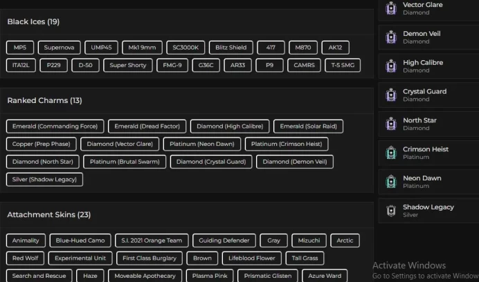 GOD ACCOUNT - +5 SS Diamond - +10 Seasonals - +9 Universals - +19 BLACK ICE - +12 Old Pro Leagues - +6 Elites - FULL OP - +16 Legend Skin [ALL 