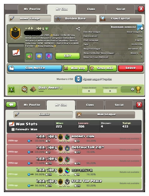 Clan level 11 / Very Cheap