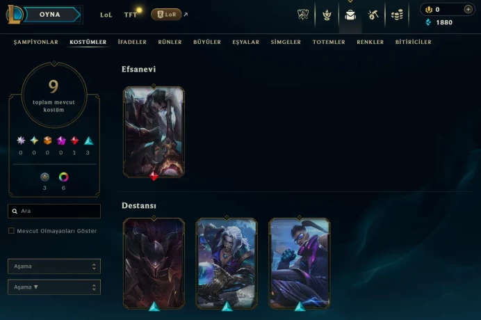 [EUW] Season 15 | Emerald 3 %53.5 WR (JG) | 9 Skins | 1.8K BE | Honor 5 | 76 Champs | CHANGEABLE E-MAIL Wins: 46 Losses: 40