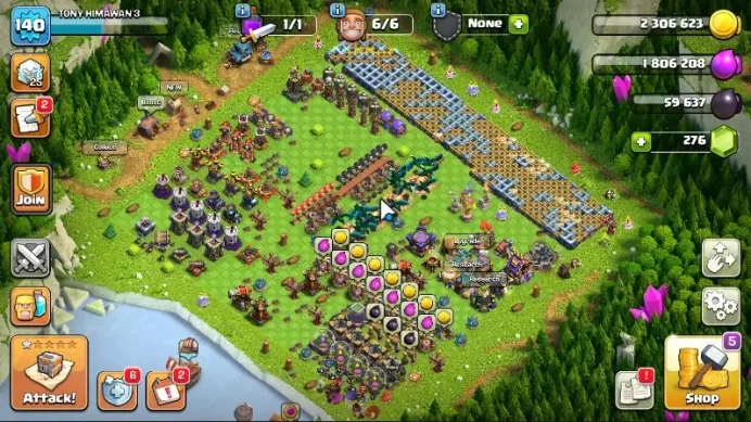 TH 17 - BH 9|LV 140|Limited Hero Skin|HH 11|BK 62,AQ 77,GW 54,MP 54,RC 42|CN OFF|Protect OFF|TAKE MAIL(COC1692)
