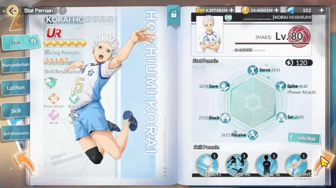 SEA|Lvl 49|5 UR + Memo [Hoshiumi,Hirugami,Oikawa,Kuroo,Atsumu] + 5 SSR[Hinata,Iwaizumi,Nishinoya,Etc]|Google|Check SS (HFH876)