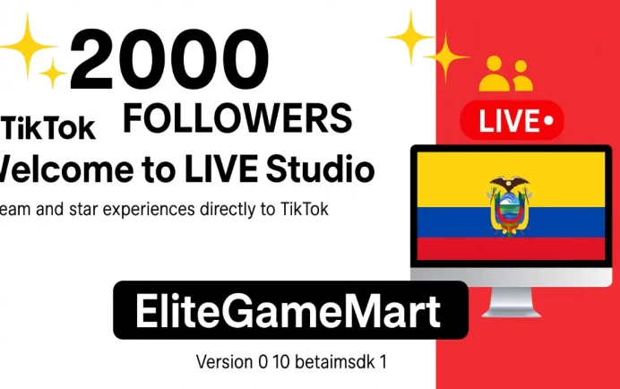 Equador | Account | TikTok 2,000 + Followers + Live Access | Live Studio You Can Activated | Full Mail Access |