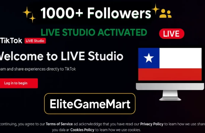 Chille | Account | TikTok 1,000 Followers | Live Studio!!!!!!!! + Live Acess Already Activated | Full Mail Access | Instant Delivery