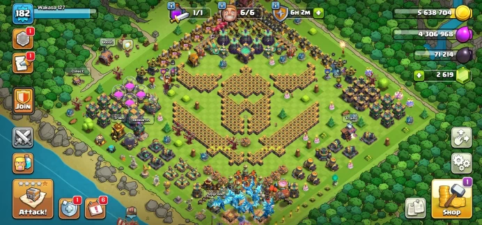 TH 14 FULL MAX !! MAX HEROES !! 2619 GEMS !! 7 EPICs (3 EPIC MAX)!! 1326 WAR STAR !! 799 MEDALS !! MAGIC ITEM STACKs !!  INSTANT DELIVERY 