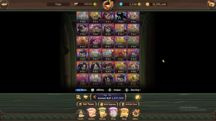 Asia |4,6M CC|1LR + 8UR + Many Collabs + 1333 Gems (Eliza2/6, ODK, K&D, Lance3/6, Thor, Esca2/6, DKM & ETC)|Code Only| (SDS2690)