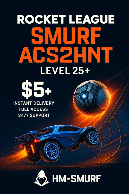 Rocket League Level 25 Smurf Accounts – Ready for Ranked | Full Access | Instant Delivery