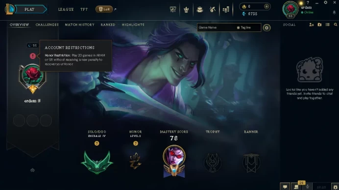 EUW / EMERALD 4 %59wr / 64 Champ / 16 Good Skins(7 Epic) / 8.7K BE / 325RP / S11 ACC / 85 LVL / FULL ACCES / HANDMADE /LIFETIME WARRANTY /CHEAP 