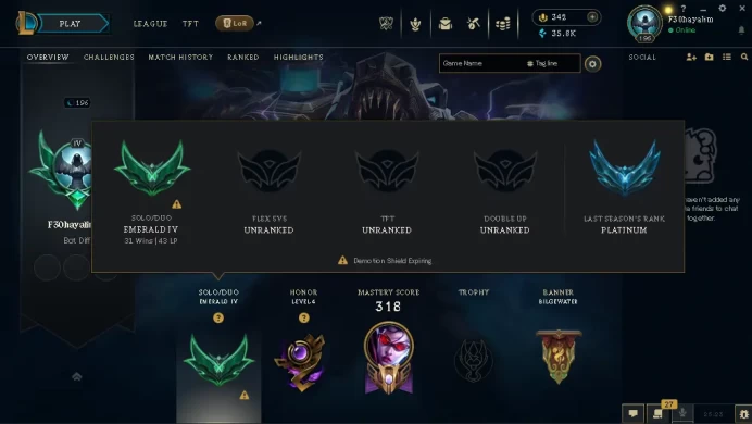EUW / EMERALD 4(43LP) / 172 Champ / 107 Good skins(1 Ultimate, 2 Mythic, 6 Legendary, 19 Epic) / 35K BE / S2 ACC / HANDMADE / FULL ACCES / CHEAP