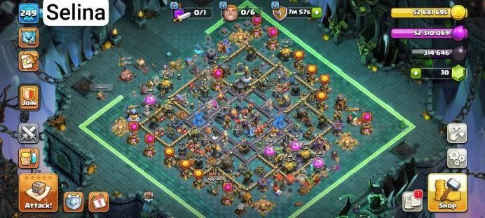 Townhall18! best in all market +wall max th 18 queen max : 2261