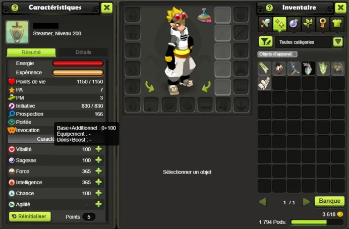 SRAM 200/STEAMER 200 (DDG/DOMAKURO/TACHETE/DORIGAMI/SKINS/PARCHO Carac/PARCHO Sorts) Kelerog !! Jamais Certifie, 100% Safe.